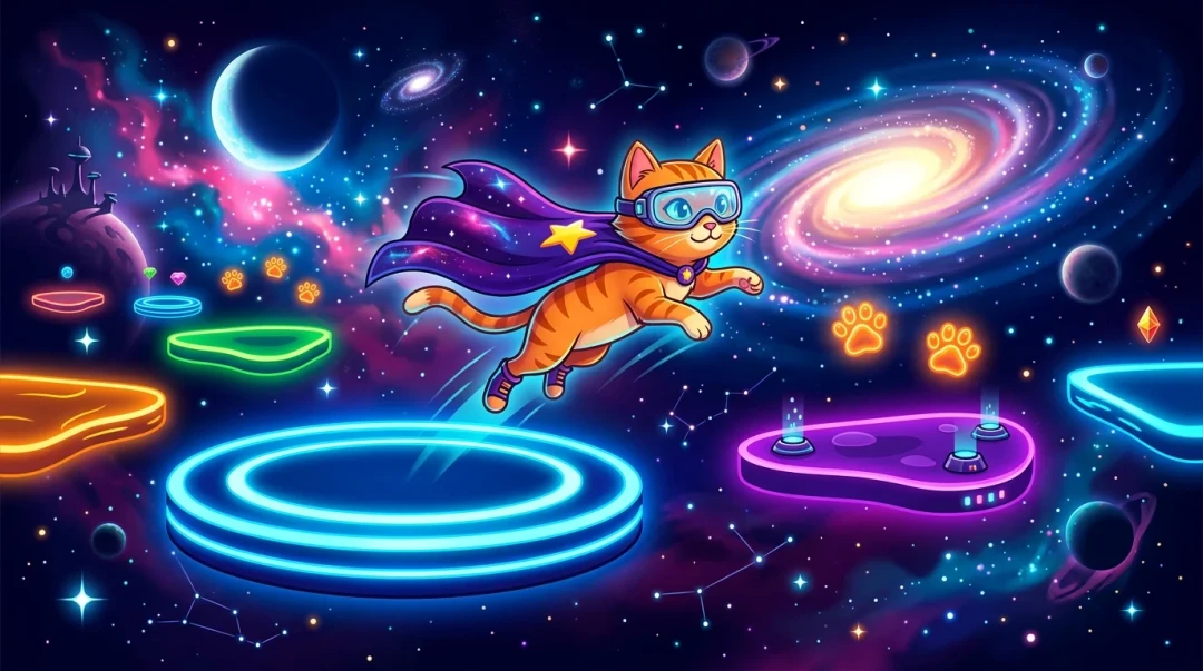 Screenshot of Milo Cat: Alien Adventure