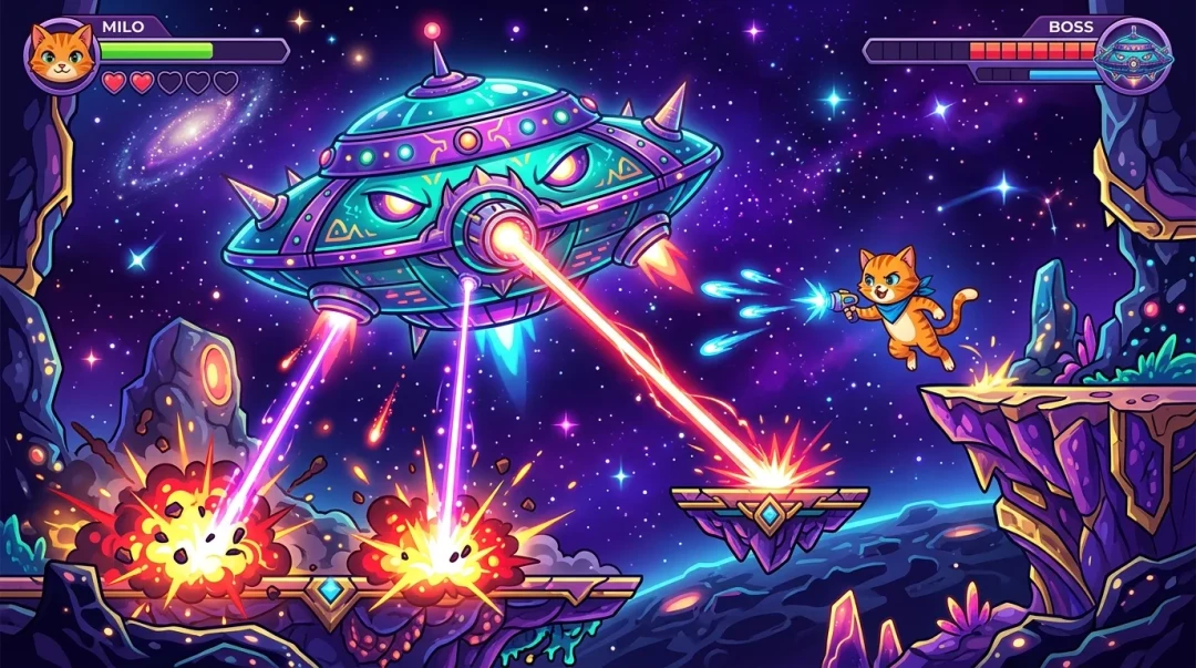 Milo Cat: Alien Adventure screenshot 3