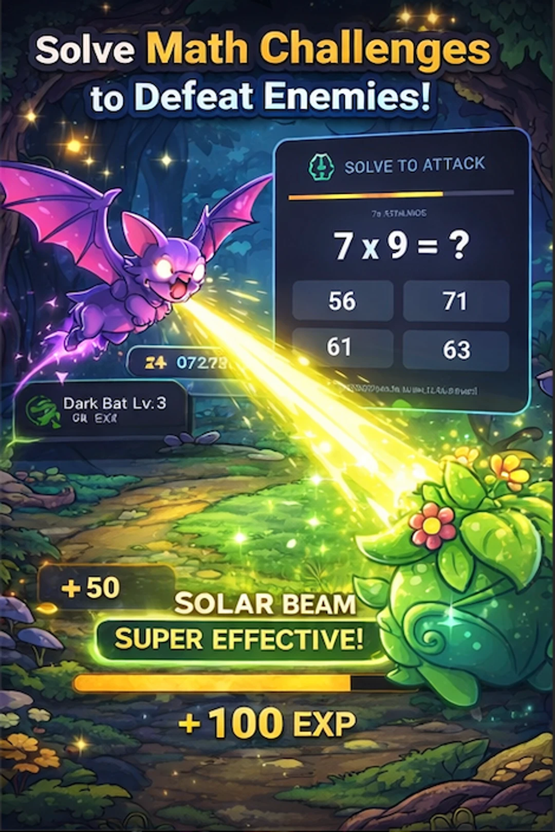 Monster Math: Brain Training screenshot 3