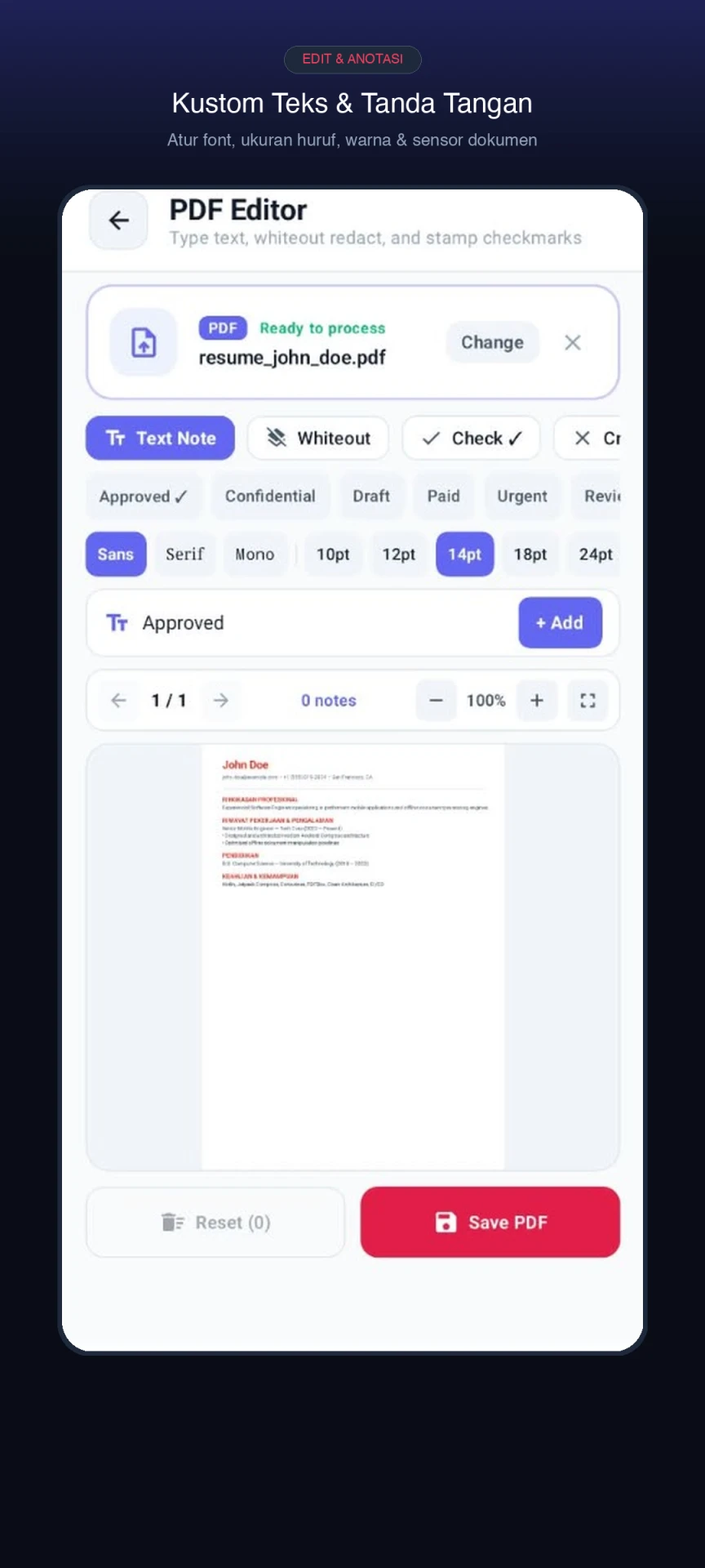 Offline PDF Editor & Sign screenshot 4
