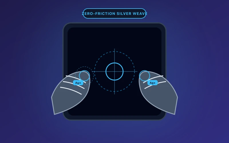 Breathable Mobile Gaming Finger Sleeves (Anti-Sweat)